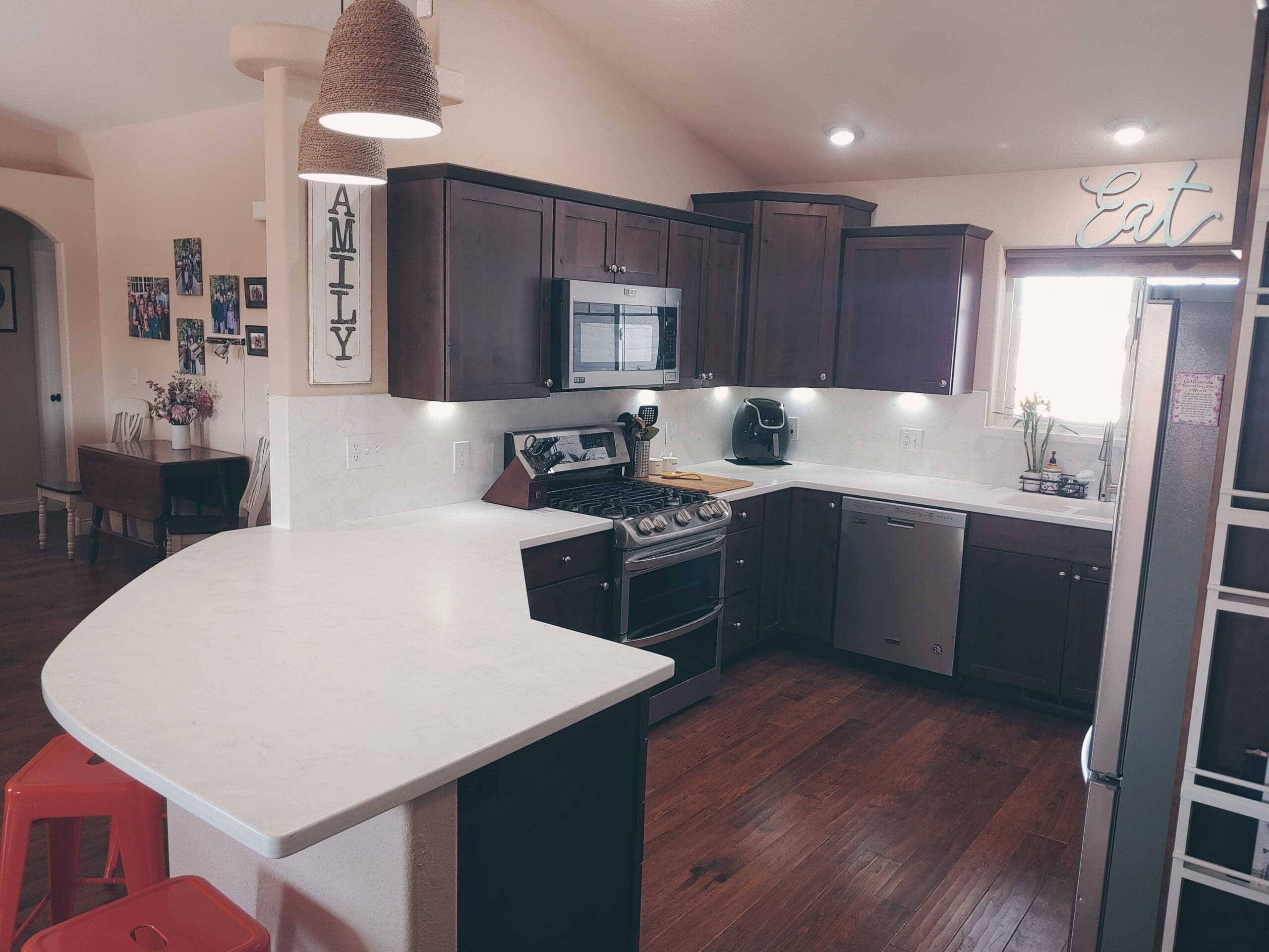 new Kitchen countertop installation